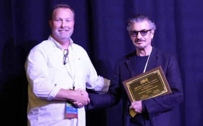 Jeff accepts Accreditation award in Las Vegas